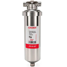 Колба фильтра для воды из нержавеющей стали Koer KV-22-3/4 8 атм. 3/4 (KR5875)