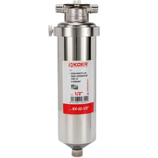 Колба фильтра для воды из нержавеющей стали Koer KV-22-1/2 8 атм. 1/2 (KR5874)