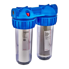 Фильтр для холодной воды Koer KV-25-1 (2 колбы, 8 атм. 1") (KR5768)