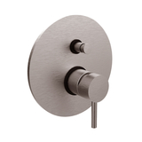 Змішувач для душу Paffoni Light на 2 виходи Brushed Black Nickel (LIG015NKNSP)