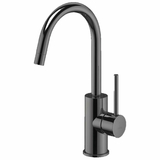 Змішувач для умивальника Paffoni Light без донного клапана Brushed Black Nickel (LIG078NKNSP)