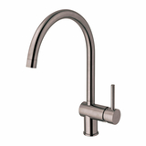 Змішувач для кухні Paffoni Light з поворотним виливом Brushed Black Nickel (LIG280NKNSP)