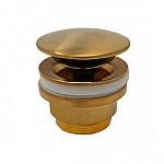 Донный клапан Paffoni Light брашированное медовое золото (ZSCA050HGSP)