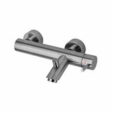 Змішувач для ванни Paffoni Light Steel Looking (LIG022ST)