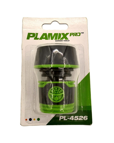 Конектор швидкознімнний аквастоп для шланга Plamix PRO PL-4526 3/4 (ABS+TPR+PPR) (PM6096)