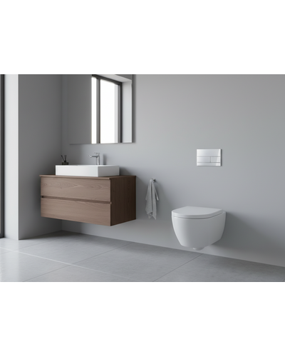 Клавиша смыва Domospa by Ravak FrameLine Slim хром RKUC4000012