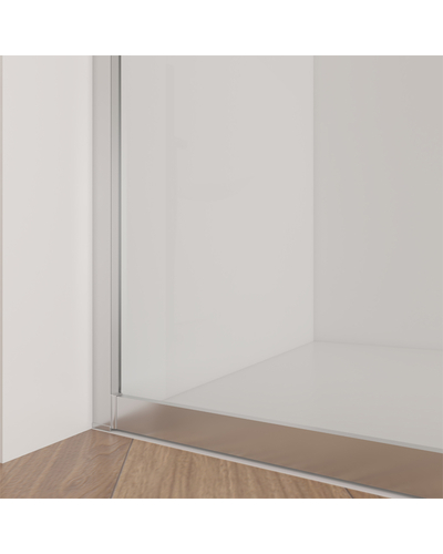 Душові двері Domospa by Ravak Slide SLDP2-100 полір. алюм. Transparent 6мм RKUC500030