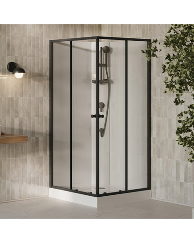 Душевой бокс Ravak BOXSRV2-90 чёрный Transparent X82277C11Z1F