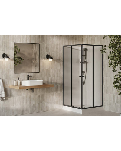 Душевой бокс Ravak BOXSRV2-90 чёрный Transparent X82277C11Z1F