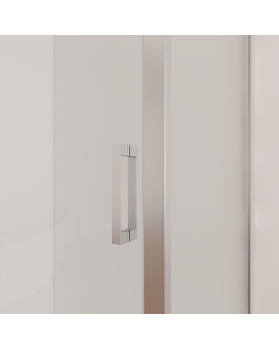 Душові двері Domospa by Ravak Slide SLDP2-100 полір. алюм. Transparent 6мм RKUC500030