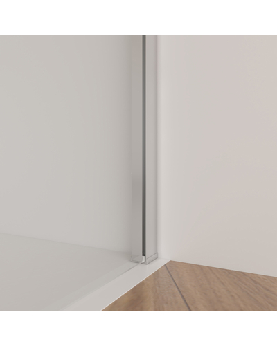 Душові двері Domospa by Ravak Slide SLDP2-100 полір. алюм. Transparent 6мм RKUC500030