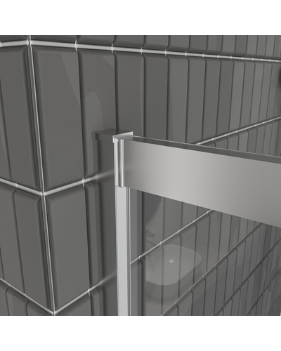 Душова кабіна Domospa by Ravak Slide SLCP4-90 R 550 полір. алюм. Transparent RKUC500026