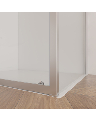 Душові двері Domospa by Ravak Slide SLDP2-100 полір. алюм. Transparent 6мм RKUC500030