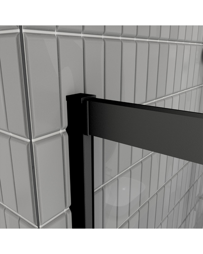 Душова кабіна Domospa by Ravak Slide SLCP4-90 R 550 чорний Transparent RKUC500027