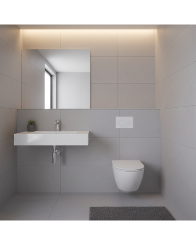 Клавіша змиву Domospa by Ravak FrameCircle Slim біла RKUC4000014