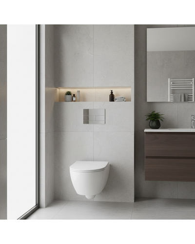 Клавиша смыва Domospa by Ravak FrameLine Slim хром RKUC4000012
