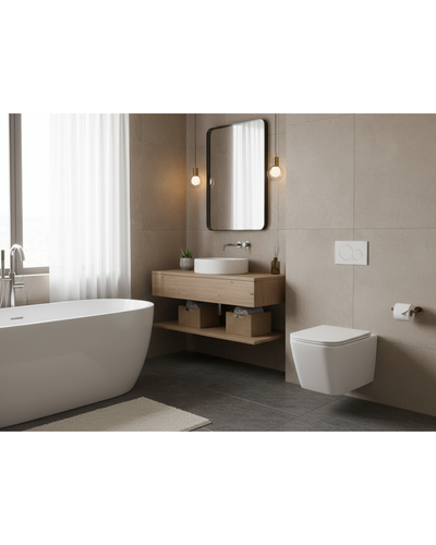 Підвісний унітаз Domospa by Ravak Torrenta QUADRA RimOff з сидінням та зливом Торнадо RKUJ000018 Підвісний унітаз Domospa by Ravak Torrenta QUADRA RimOff з сидінням та зливом Торнадо RKUJ000018
