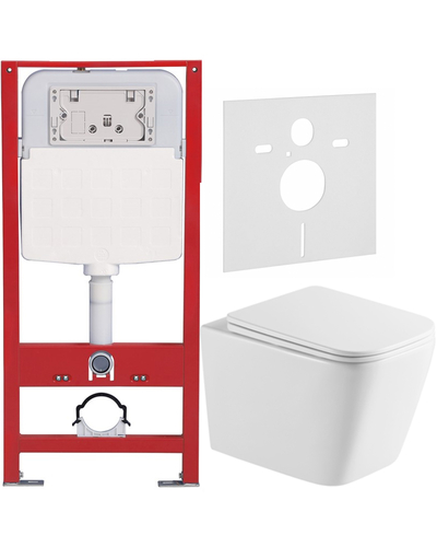 Інсталяція Domospa by Ravak FrameCore Direct з унітазом Torrenta QUADRA RimOff Торнадо RKUSET8003