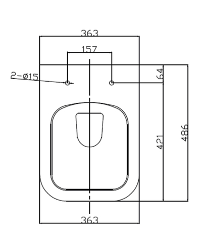 Підвісний унітаз з сидінням Ravak WC Concept Style UP RimOff RKUM000008