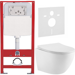 Інсталяція Domospa by Ravak FrameCore Direct з унітазом WC Concept Oval RimOff RKUSET8001