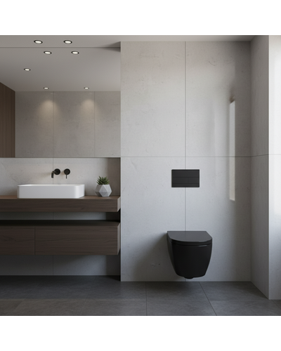 Клавіша змиву Domospa by Ravak FrameCircle Slim чорна RKUC4000016