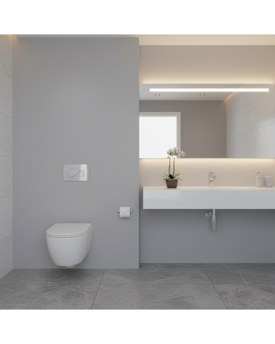 Клавиша смыва Domospa by Ravak FrameCircle Slim хром RKUC4000015