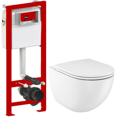 Комплект Ravak WC SET OPTIMA инсталляция с унитазом и сиденьем