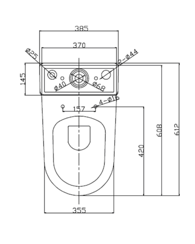 Унітаз підлоговий Ravak Concept Pro Combi RimOff RKUM100008