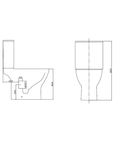 Унітаз підлоговий Ravak Concept Slim Combi RimOff RKUM100010