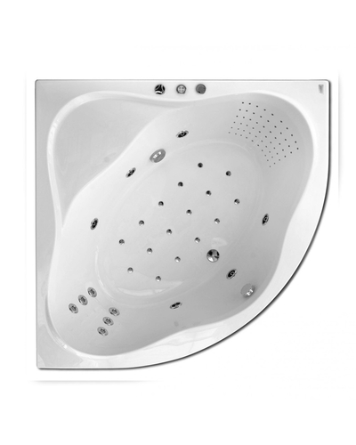 Гідромасажна ванна Ravak NewDay 140х140 Duo Ultra Plus, хром
