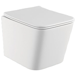 Унітаз підвісний Rivera Borneo Rimles з сидінням 490x340x360mm B0049RQS