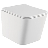 Унитаз подвесной Rivera Borneo Rimles с сиденьем 490x340x360mm B0049RQS