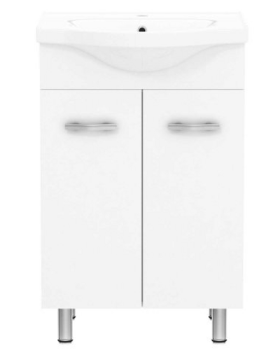 Тумба с умывальником RJ LOTUS-L 51*32,5*70см белая RJFU007-0155WHSET