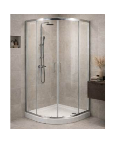 Душова кабіна з піддоном Sanymax Middle-8001 90х90 скло прозоре 5мм MI90QUADRCHRTR
