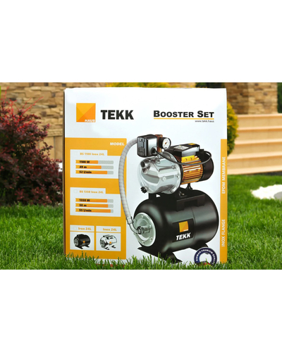Насосная станция Tekk Haus BS 1350 Inox 24L Inox (1350Вт)