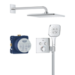 Душова система Grohe Grotherm Smartcontrol з верхнім душем 310 хром 34865000