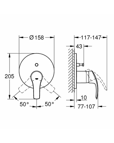 Душова система Grohe Smartcontrol UA34614SC4