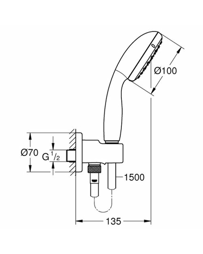 Душова система Grohe Smartcontrol UA34614SC4