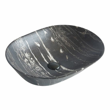 Умивальник Volle 59*43*14см накладний керамічний темний мармур 13-40-255MAR