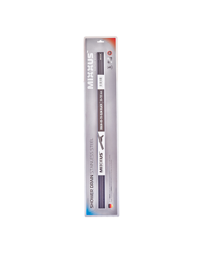 Душовий трап з нерж. сталі SUS304 Mixxus Drain-05-70-Slim Black (30x700 мм) (Чорний) (MI6170)