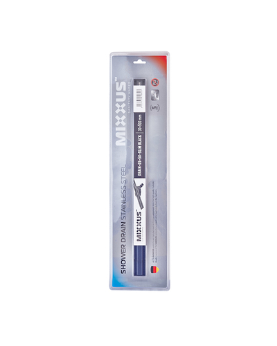 Душовий трап з нерж. сталі SUS304 Mixxus Drain-05-50-Slim Black (30x500мм) (Чорний) (MI6168)