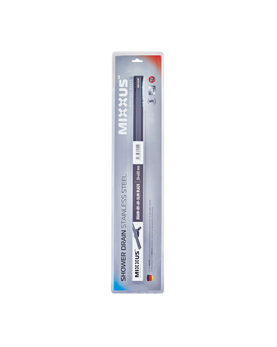 Душовий трап з нерж. сталі SUS304 Mixxus Drain-05-60-Slim Black (30x600 мм) (Чорний) (MI6169)