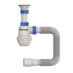 Сифон для кухни Mixxus SK-01-A 1.1/2x40 с литым выпуском 40*40/50 (MI8190)