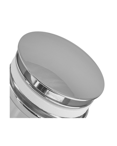 Донний клапан для раковини Zerix BV-03 1 1/4'' універсальний (з/без перел) СLICK-СLACK (Колір хром) (ZX6019)