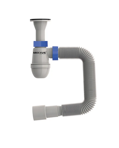 Сифон для умивальника Mixxus SU-09-A 1 1/4"x32 з литим випуском (MI8189)