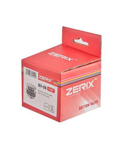 Донний клапан для ванни Zerix BV-08 1 1/2'' автоматичний СLICK-СLACK (Колір хром) (ZX6025)