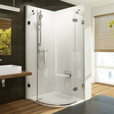 Душовий куточок Ravak Brilliant BSKK3-90 R, хром, Transp.(3UP77A00Y1)