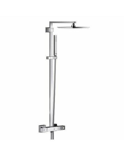 Душова система Grohe Euphoria Cube, терм + стійка + лійка + шланг + вер. душ (26087000)