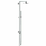 Душова система Grohe Euphoria Cube, стійка + лійка + шланг + вер. душ, без змішувача (27696000)