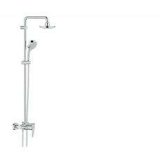 Душова система Grohe Tempesta Cosmopolitan NEW, зміш.+ стійка + лійка + шланг + вер. душ (26224000)